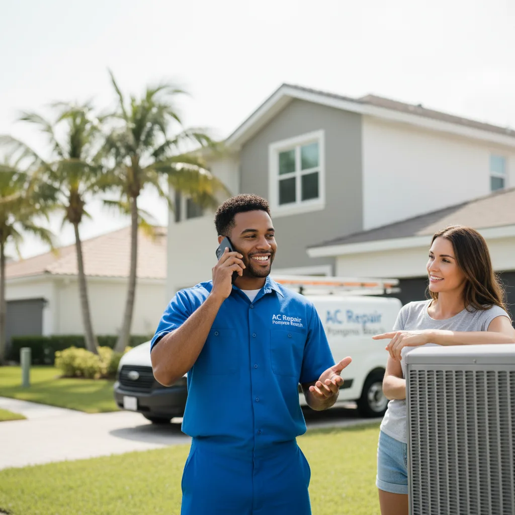 AC Repair Pompano Beach customer support in Doral